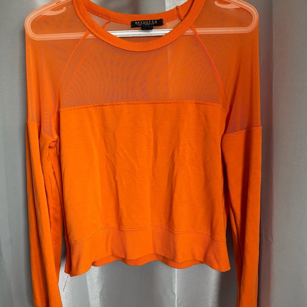 Orange Long Sleeve Sweater